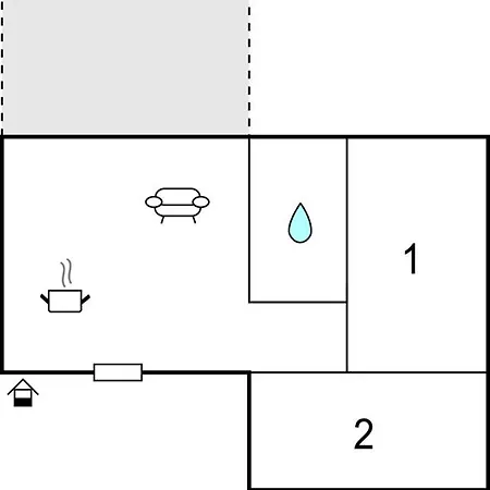 2 Bedroom Cozy In アパート *